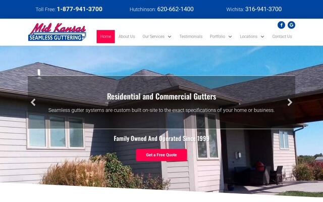 Mid Kansas Seamless Guttering
