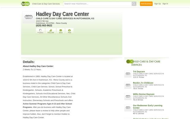 Hadley Day Care Center