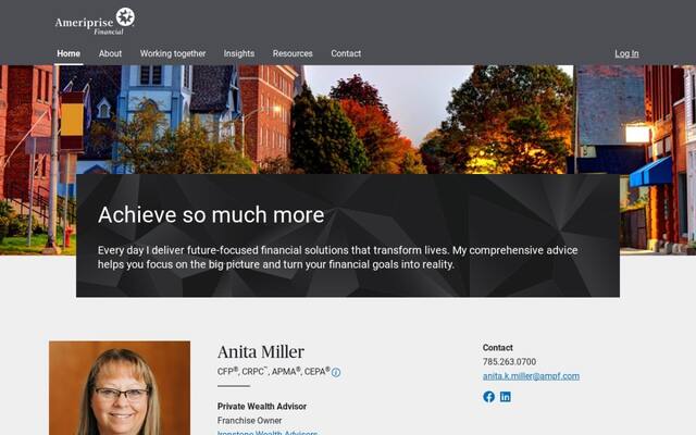 Anita Miller - Private Wealth Advisor, Ameriprise Financial Services