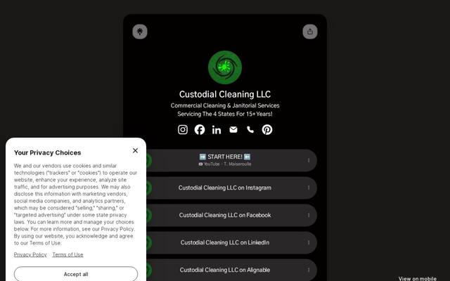 Custodial Cleaning LLC