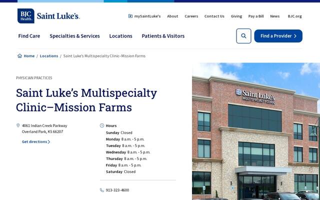 Saint Luke's Multispecialty Clinic-Mission Farms