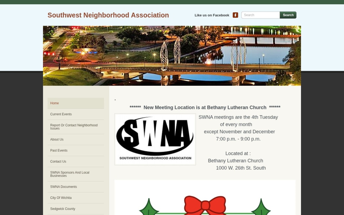 SWNA Southwest Neighborhood Association Wichita