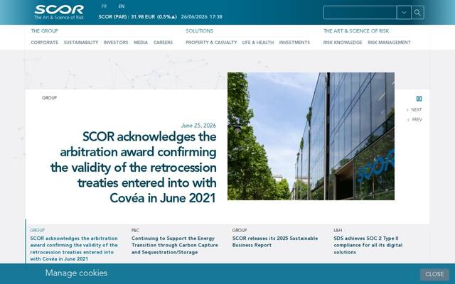 SCOR Global Life Americas