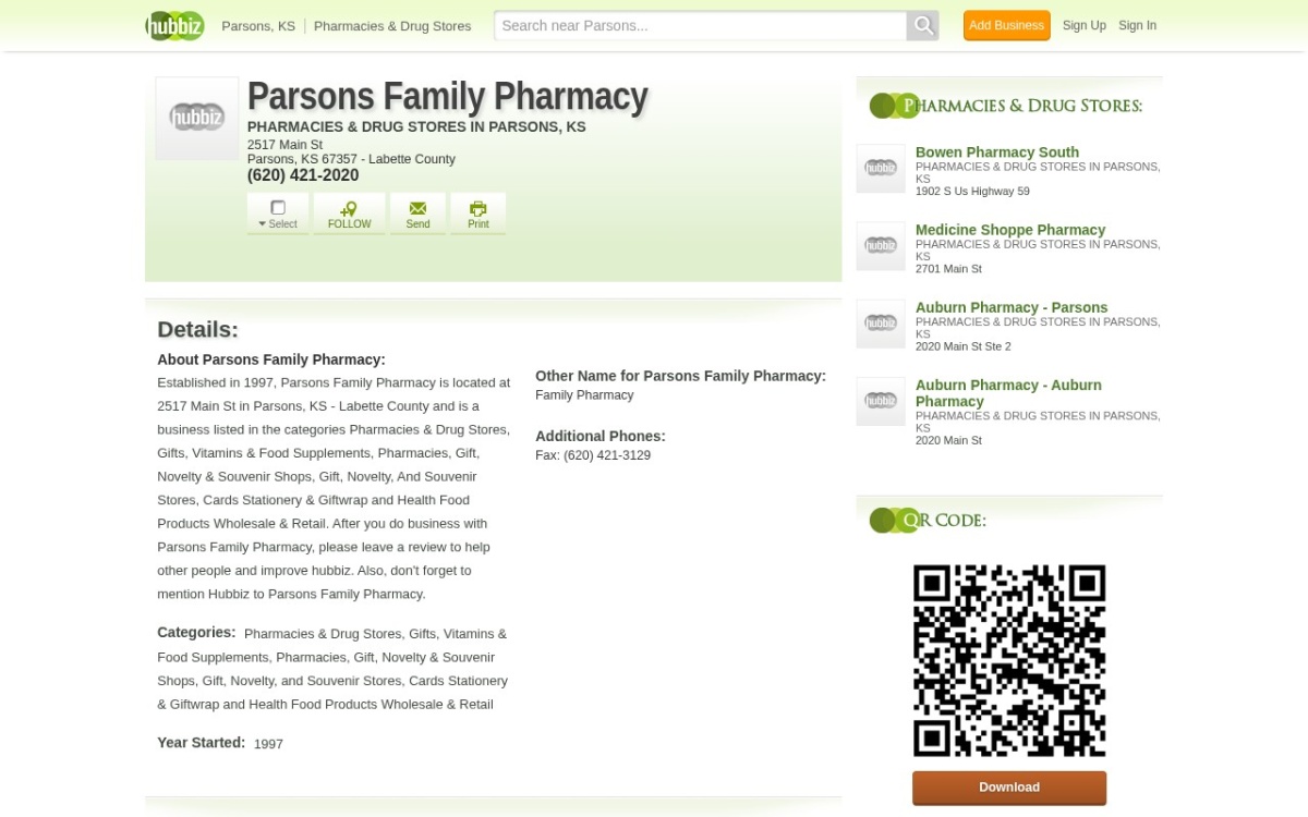 Parsons Family Pharmacy