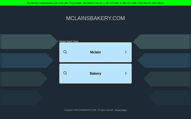 McLain's Bakery