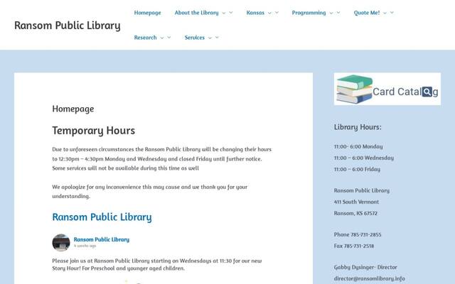 Ransom Public Linrary