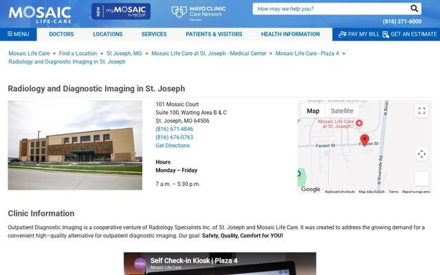 Mosaic Life Care - Outpatient Imaging Plaza 4