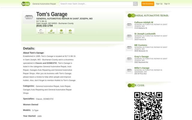 Tom's Garage