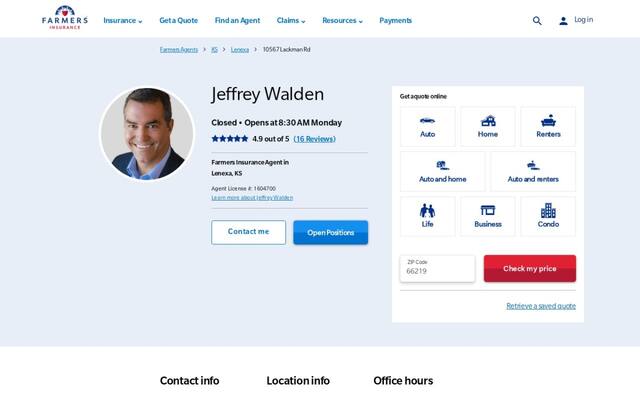 Farmers Insurance - Jeffrey Walden
