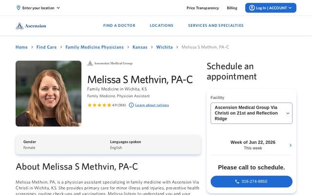 Melissa Methvin, PA