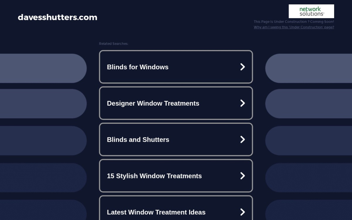 Dave's Shutter & Blind