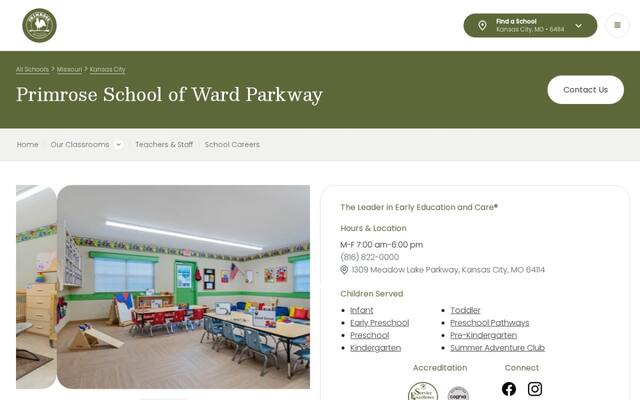 Primrose School of Ward Parkway