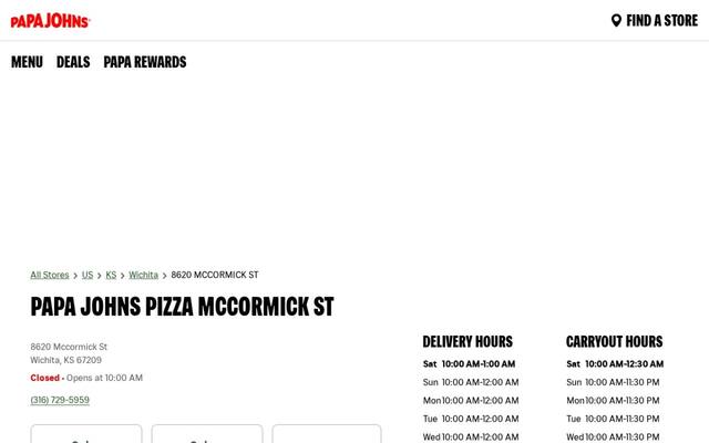 Papa John's Pizza