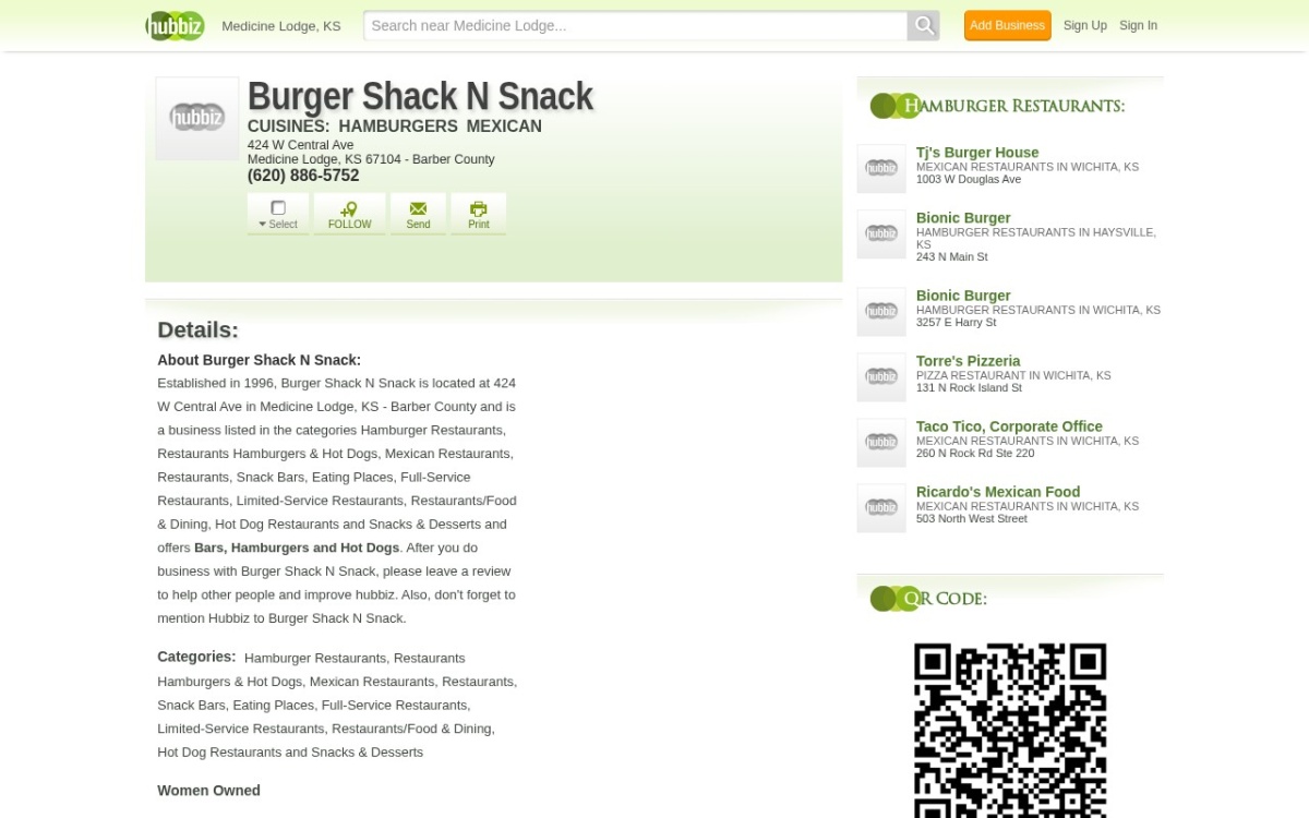 Burger Shack-N-Snack