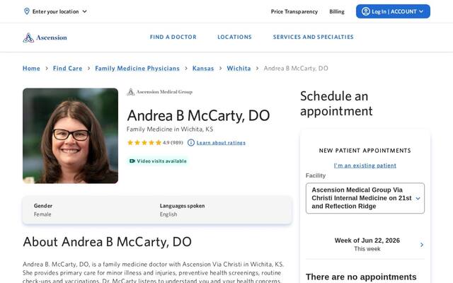 Andrea B. McCarty, DO