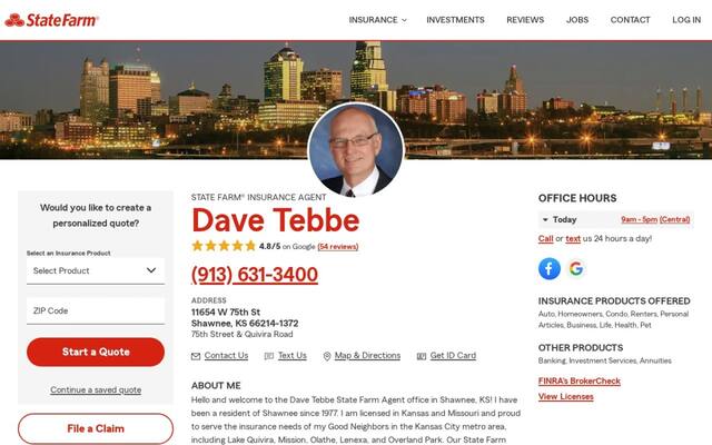 Dave Tebbe - State Farm Insurance Agent