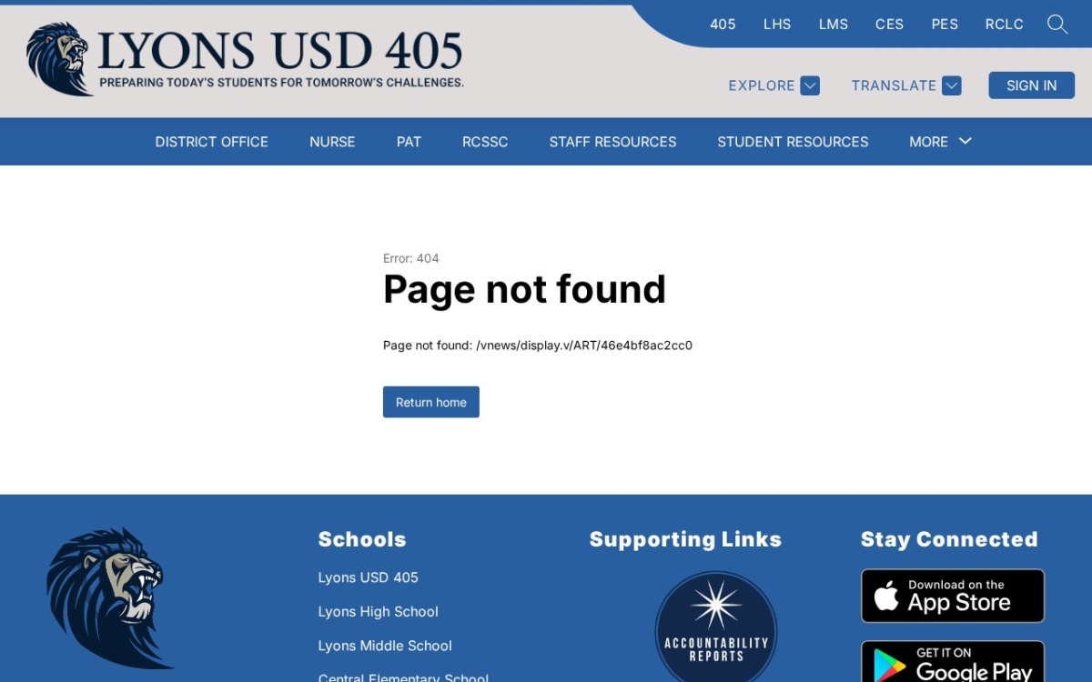 Lyons Middle School Library