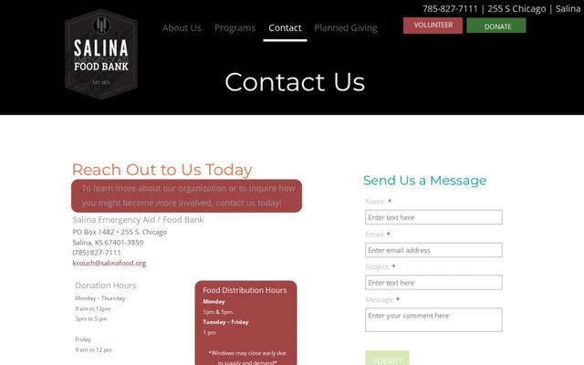Salina Emergency Aid Food Bank