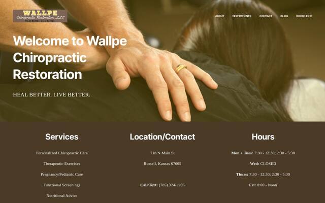 Wallpe Chiropractic Restoration