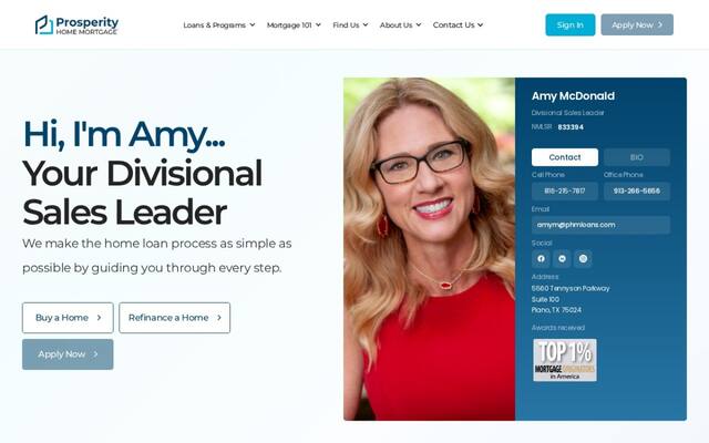 Amy McDonald at Prosperity Home Mortgage - Leawood