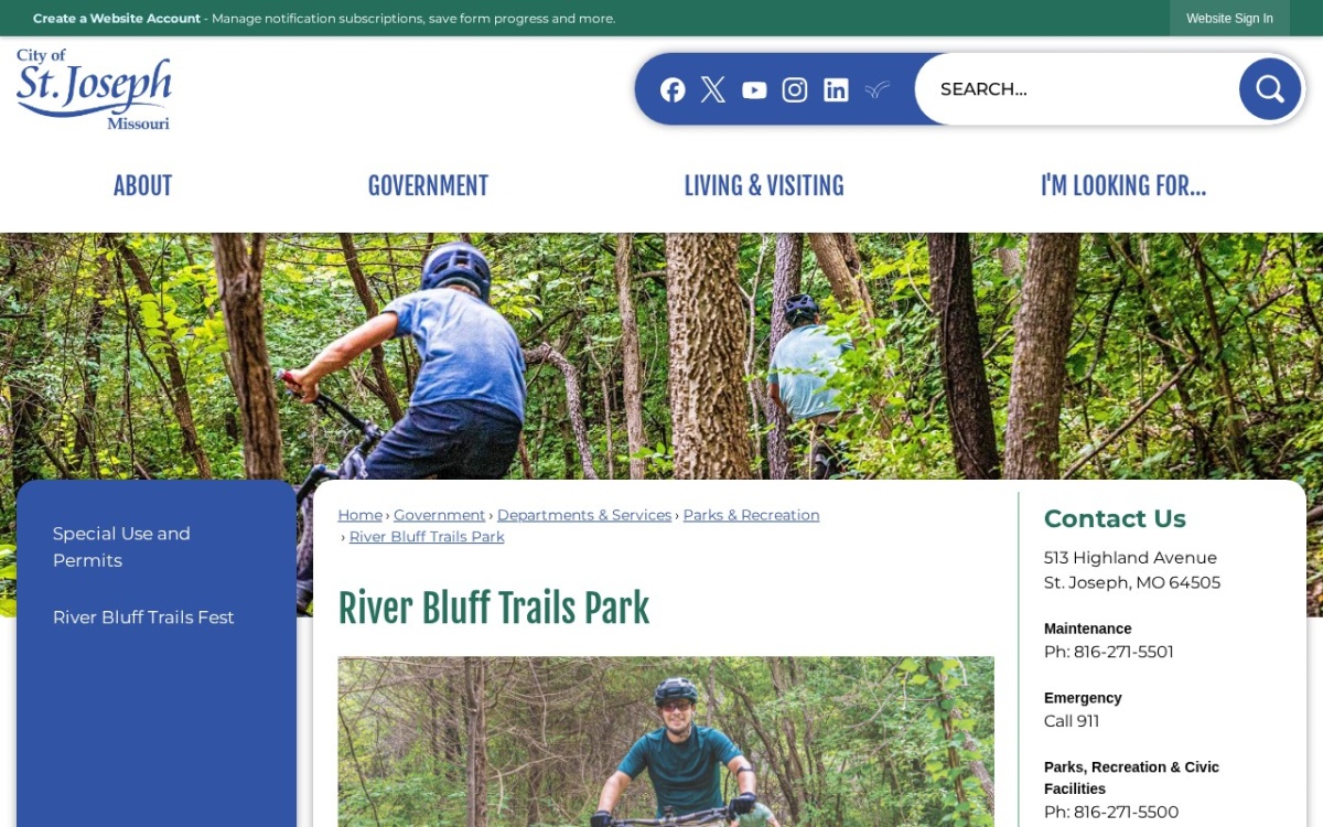 River Bluff Trails Park