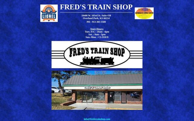 Fred's Train Shop