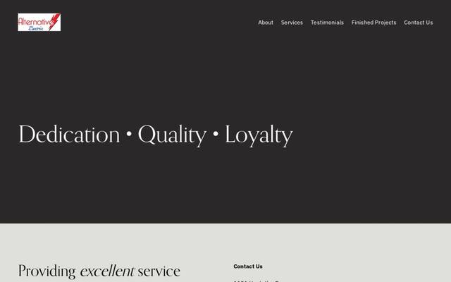Alternative Air Electric, LLC dba: Alternative Electric