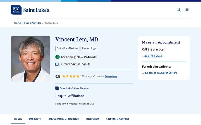 Vincent M Lem, MD
