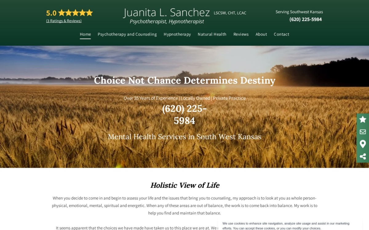 Juanita L. Sanchez LSCSW, CHT, LCAC