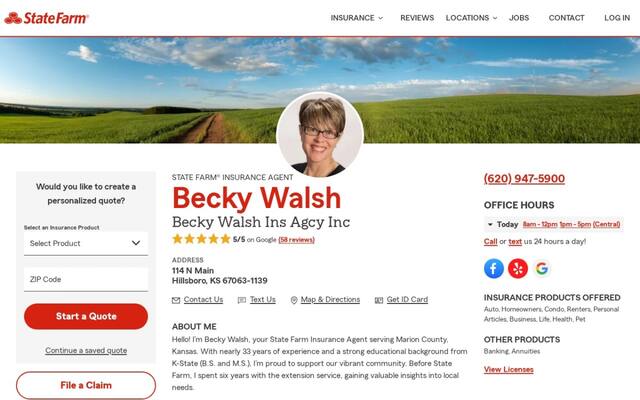 Becky Walsh - State Farm Insurance Agent