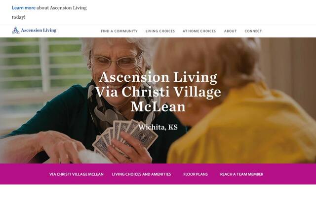 Ascension Living Via Christi Village Mclean