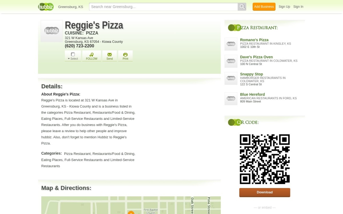 Reggie's Pizza