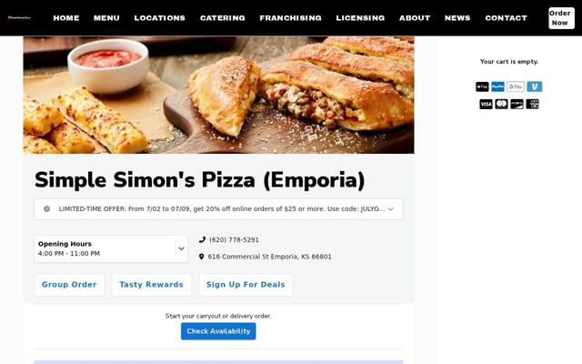 Simple Simon's Pizza