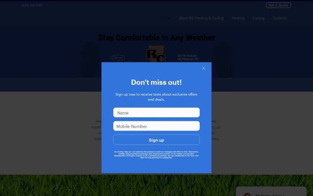 RC Heating and Cooling