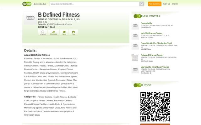 B Defined Fitness