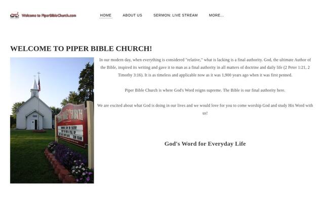 Piper Bible Church
