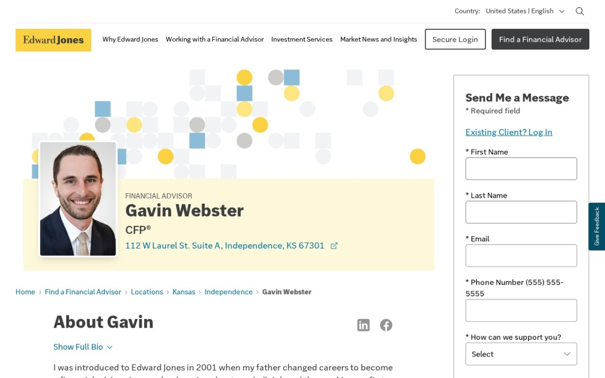 Edward Jones - Financial Advisor: Gavin Webster