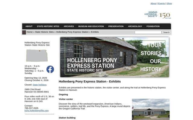 Hollenberg Pony Express Station Visitor Center