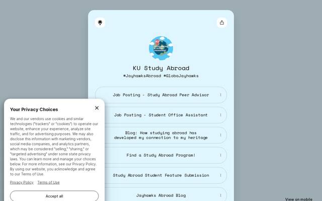 Study Abroad and Global Engagement