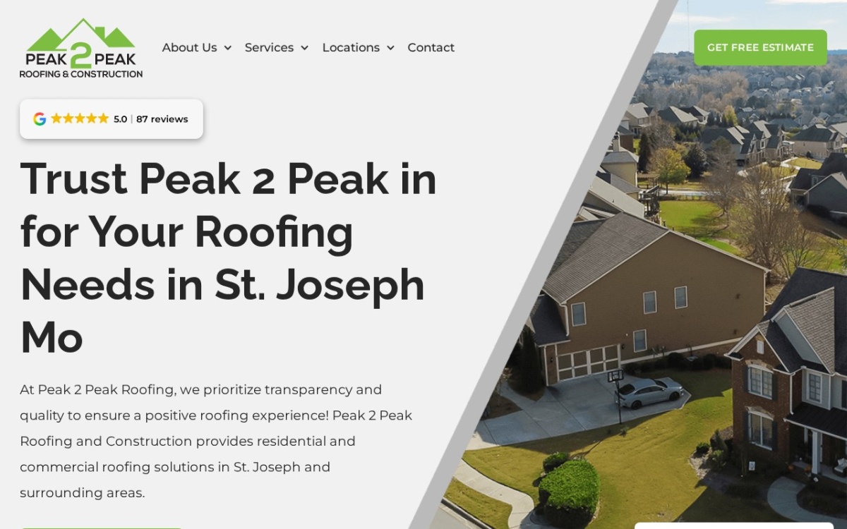 Peak 2 Peak Roofing & Construction