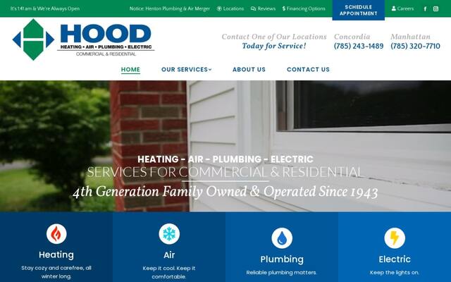 Hood Heating Air Plumbing Electric
