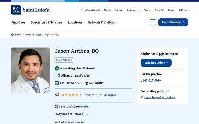 Jason R Arribas, DO