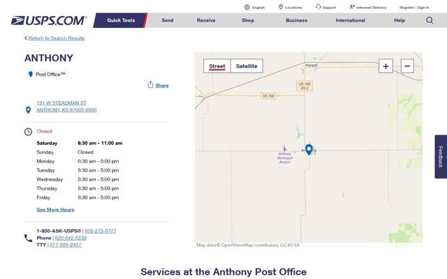 Anthony Post Office