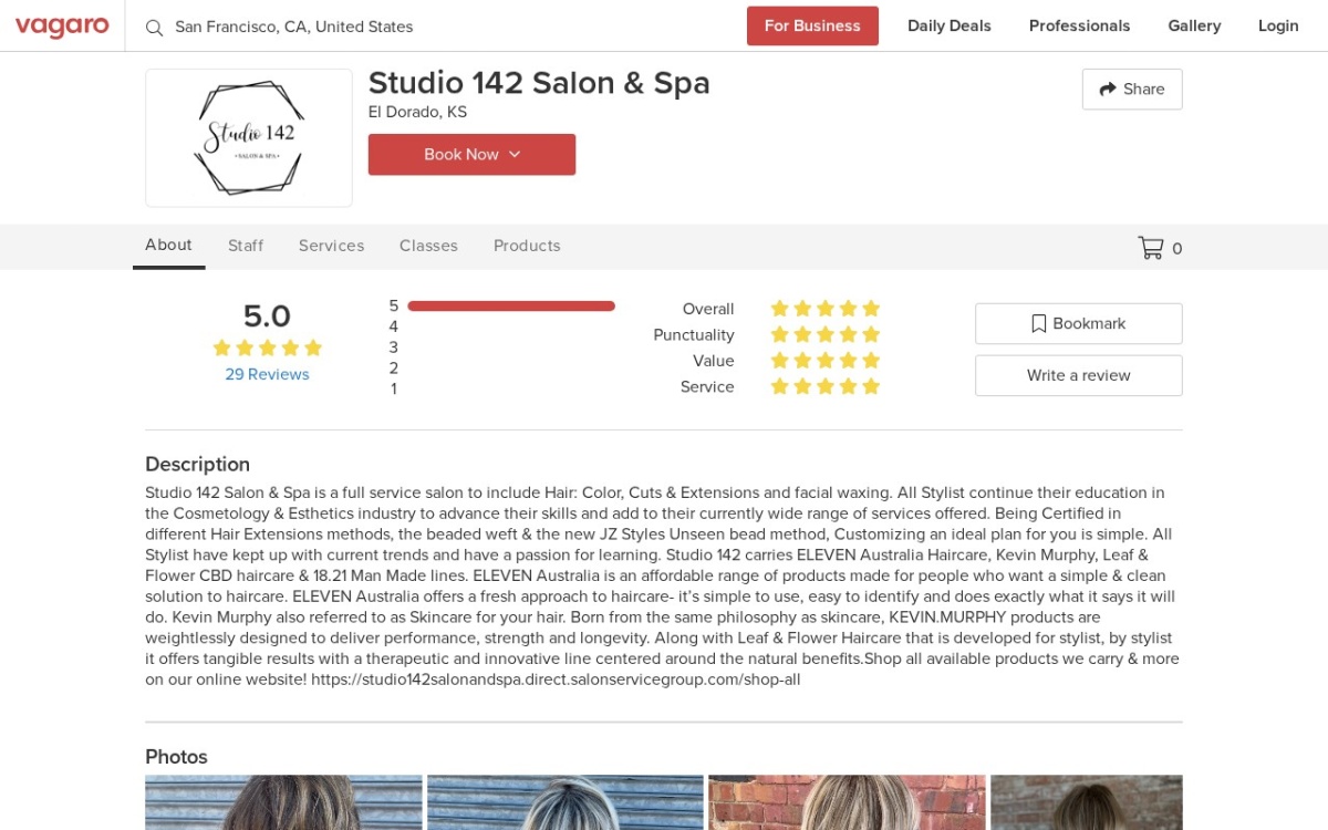 Studio 142 Salon & Spa