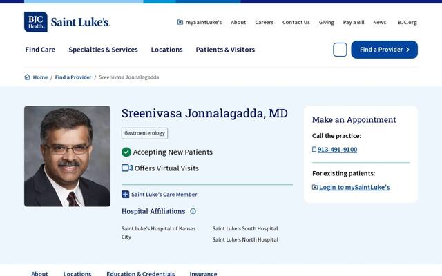 Sreeni S Jonnalagadda, MD