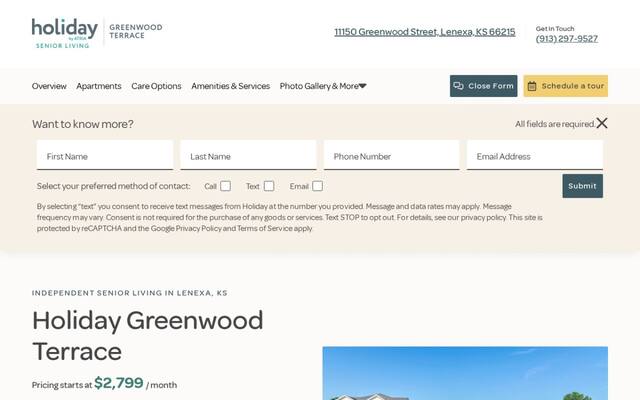 Holiday Greenwood Terrace