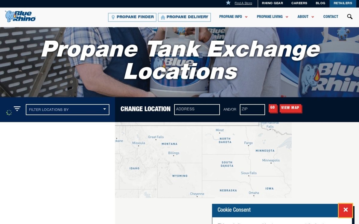 Blue Rhino Propane Exchange