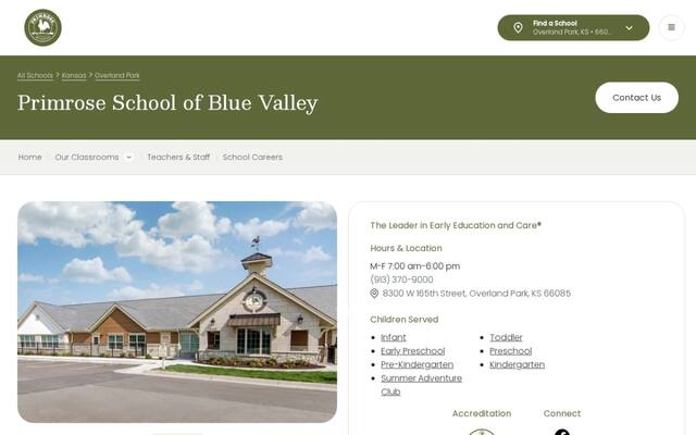 Primrose School of Blue Valley