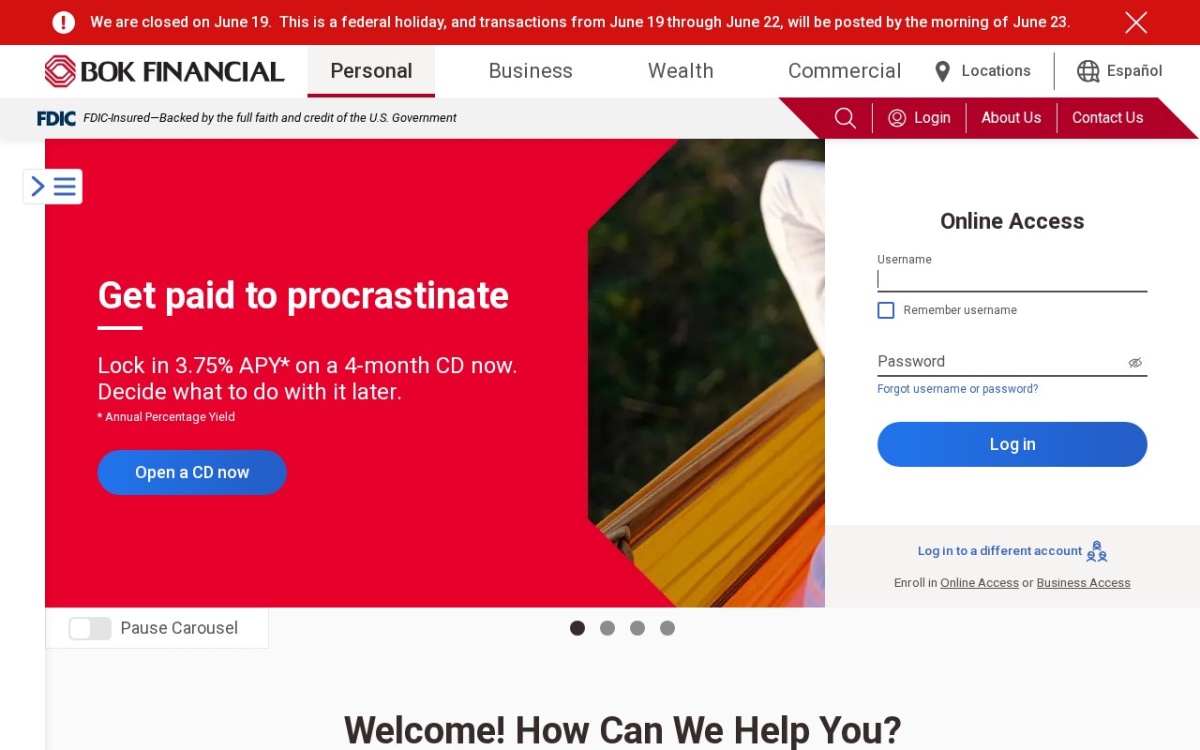 ATM (BOK Financial)