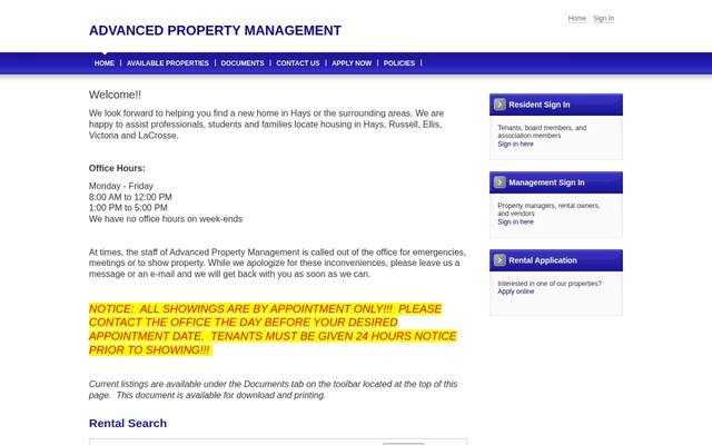 Advanced Property Management